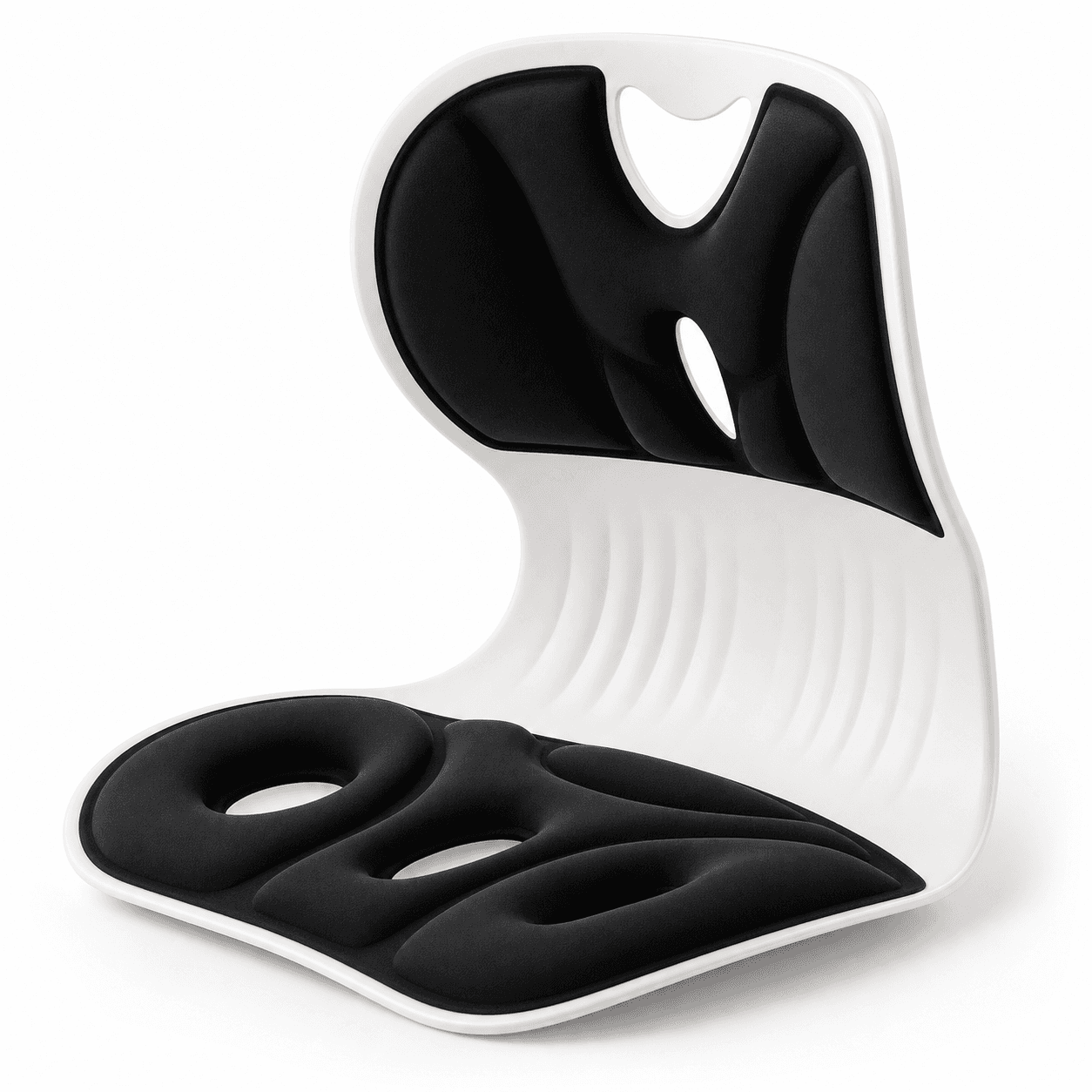 Portable back support used in a chair