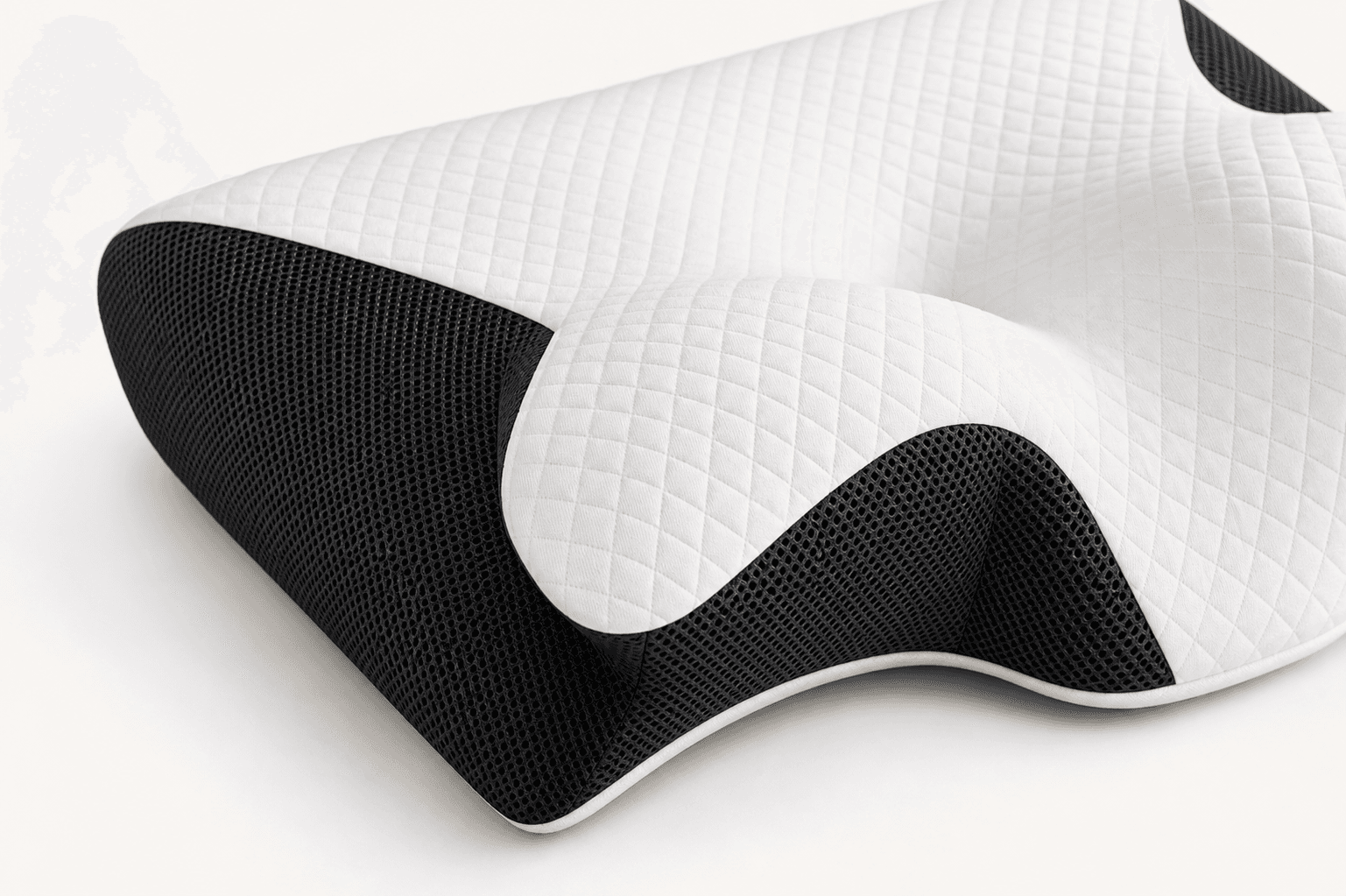 Butterfly memory-foam pillow on a bed